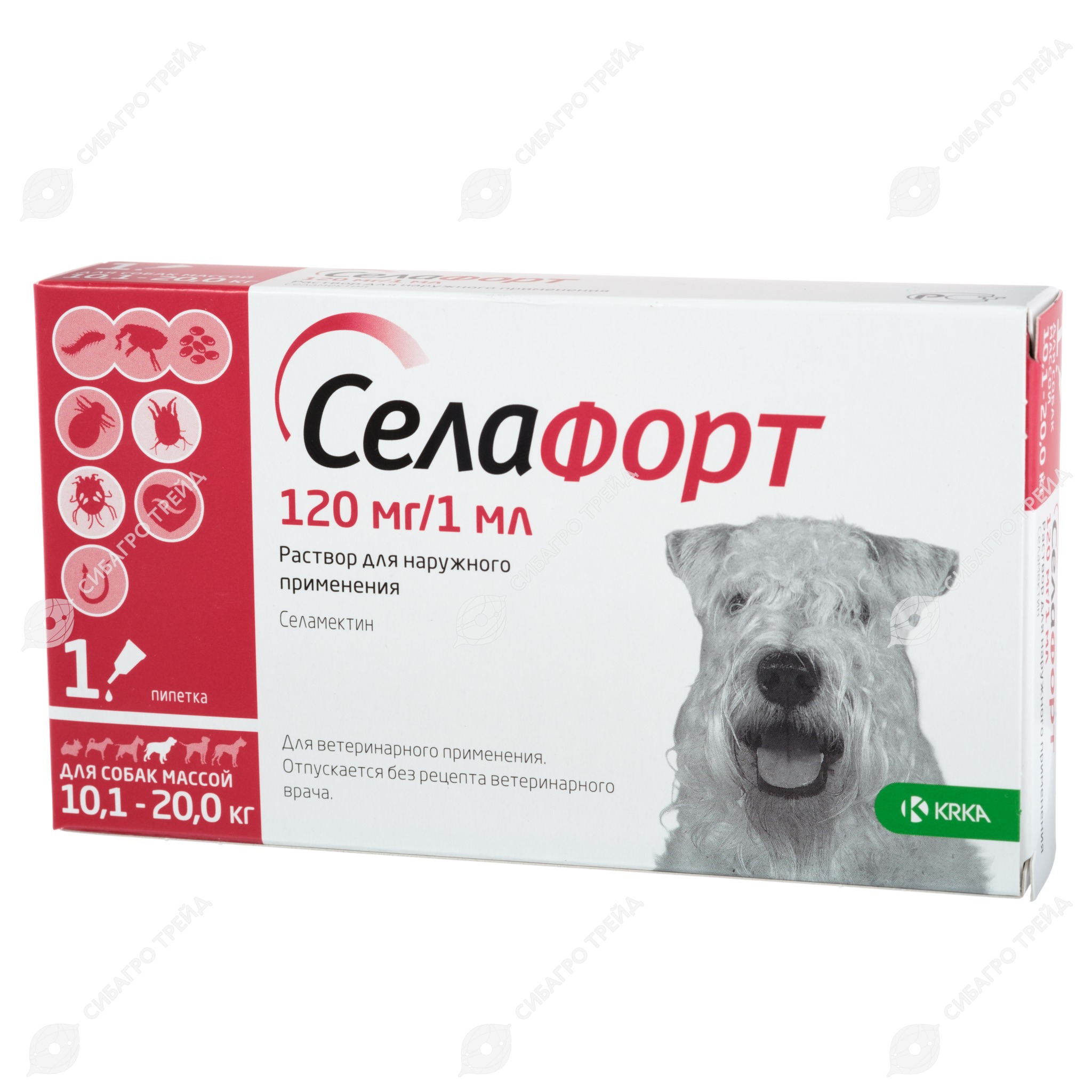 *Вет. Селафорт д/соб. 10-20кг