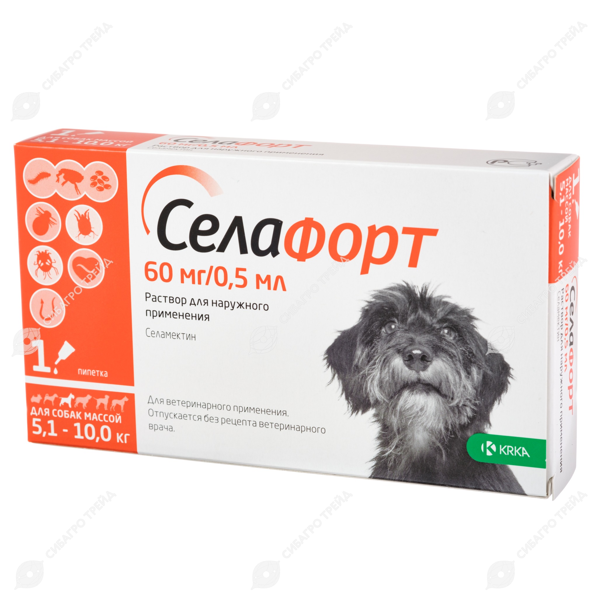 Вет. Селафорт д/соб. 5-10кг