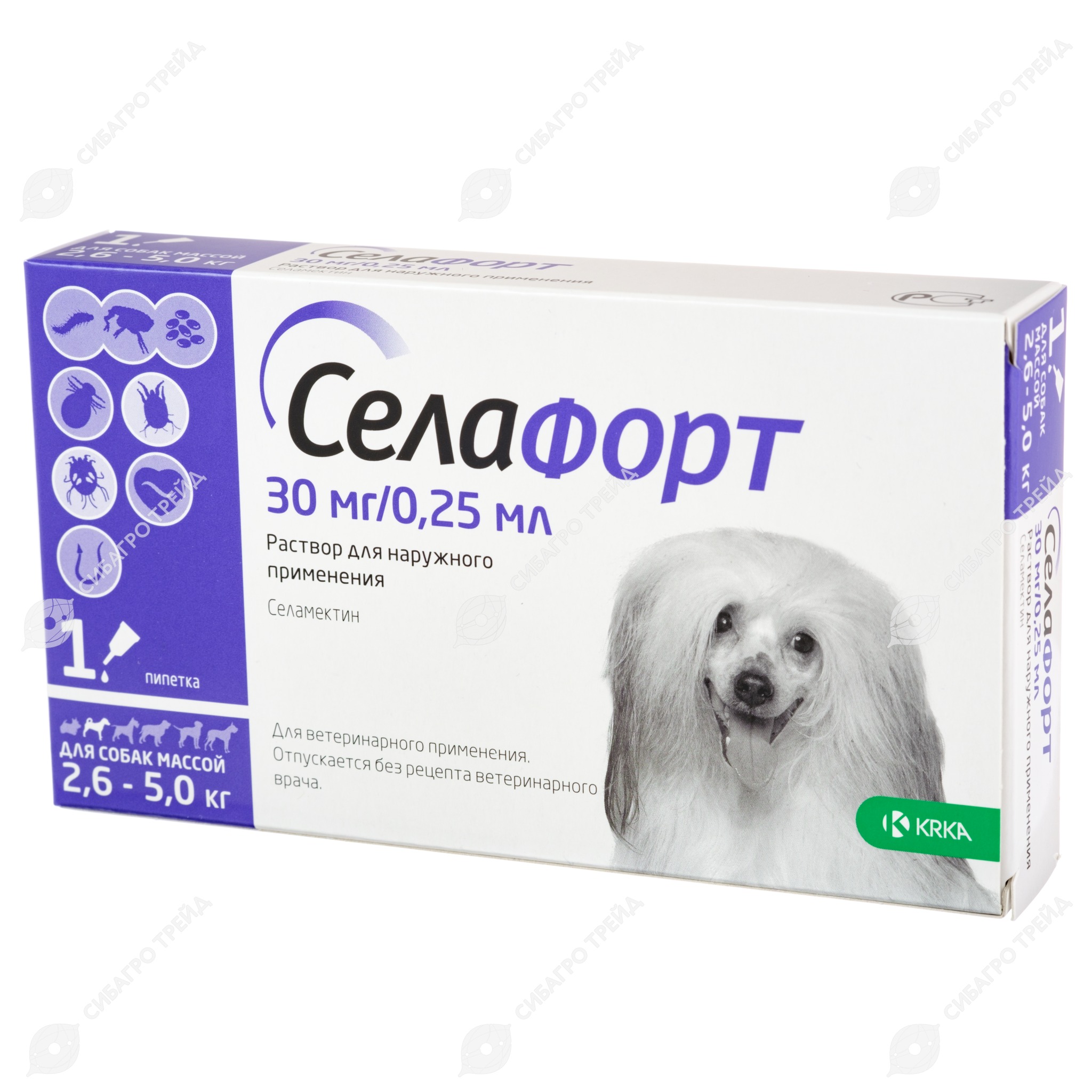 Вет. Селафорт д/соб. 2.6-5кг